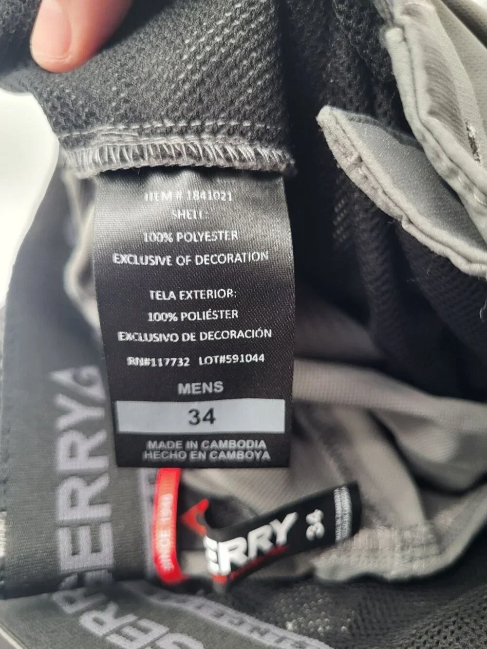 Gerry Men's SZ 34 Gray Tech Shorts Hiking Outdoor Athleisure Zip Pockets - Picture 4 of 10